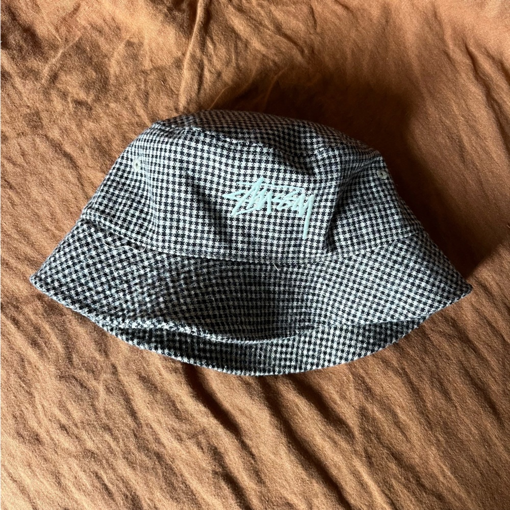 Stussy WOOL CHECK BIG STOCK BUCKET - Picture 5 of 8